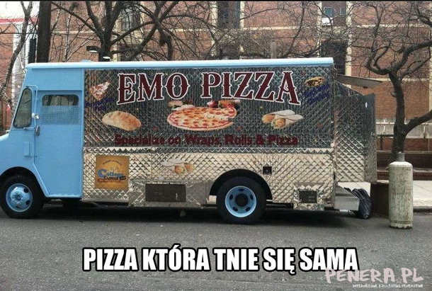 Emo Pizza - Pizza która tnie się sama