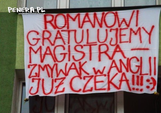 Gratulacje dla Romana