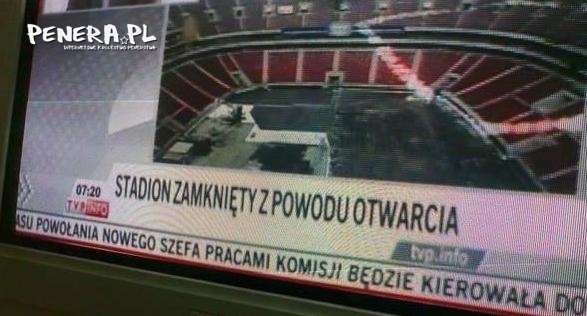 Stadion zamknięty z powodu?