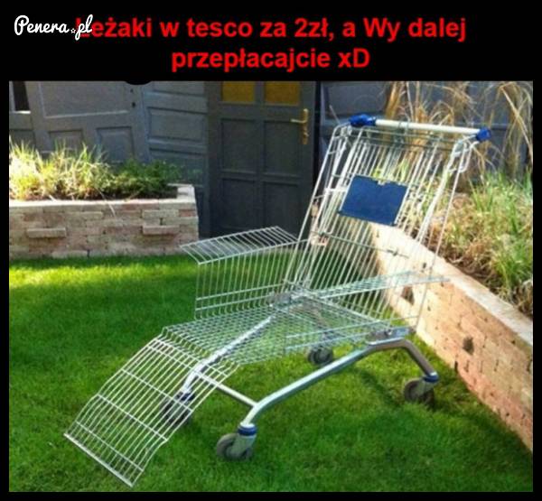 Leżaki w Tesco za 2 zł