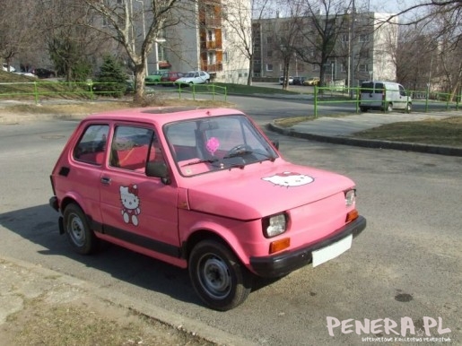 Fiat 126p Wersja Hello Kitty