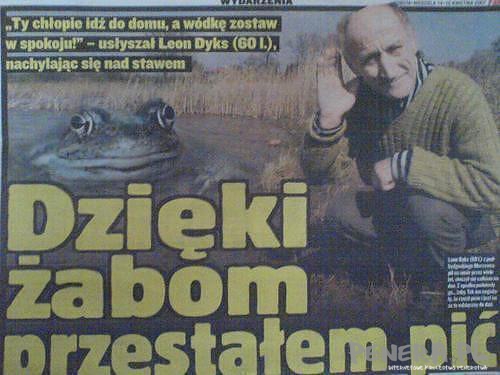 Dzięki żabom przestał pić - faktycznie niesamowite