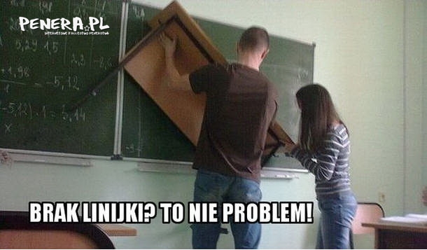 Brak linijki to nie problem