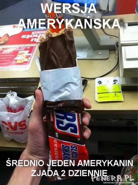 Mega Snickers wersja amerykańska