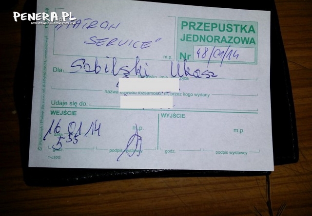 Ukasz dostał przepustkę