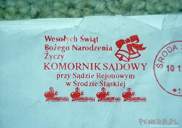 Wesołych Świąt Życzy KOMORNIK SĄDOWY