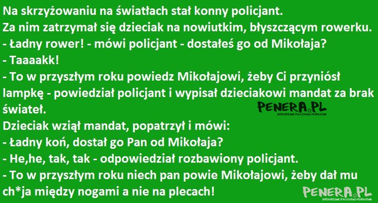 Kawał na Mikołajki - Dzieciak kontra Policjant