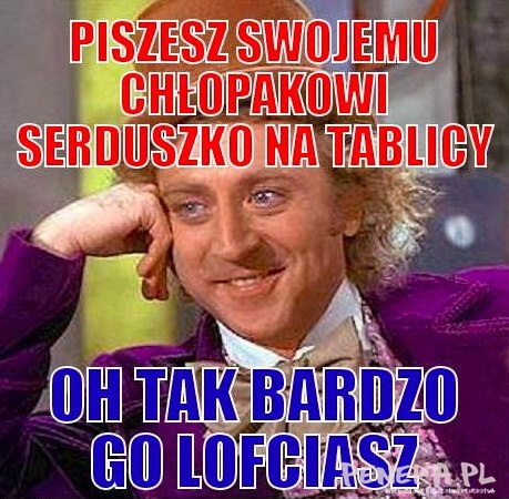 Piszesz swojemu chłopakowi serduszko na tablicy