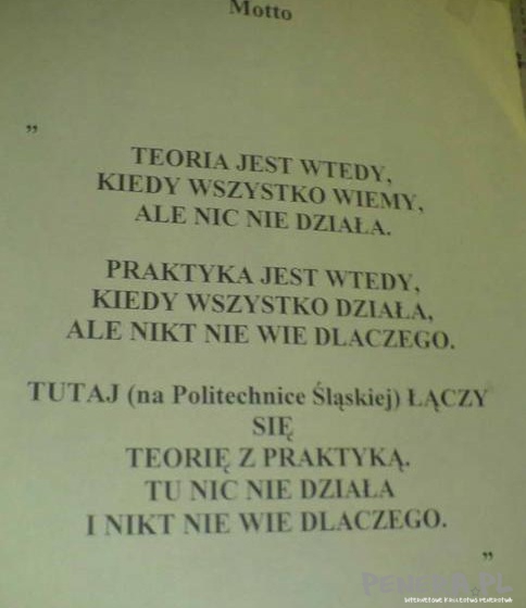 Łączenie teorii z praktyką