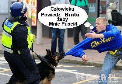 Powiedz bratu żeby mnie puścił