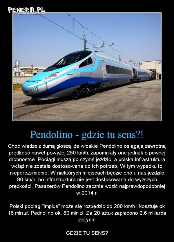 Pendolino - Gdzie tu sens?