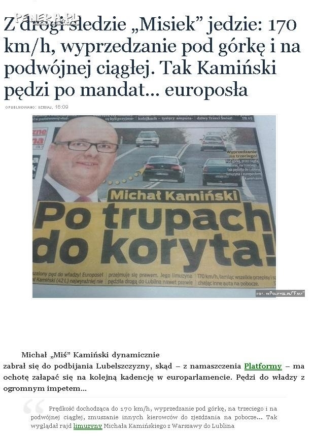 Jego prawo nie obowiązuje