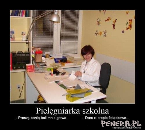 Pielęgniarka w szkole