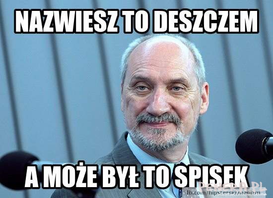 Nazwiesz to deszczem a może to był