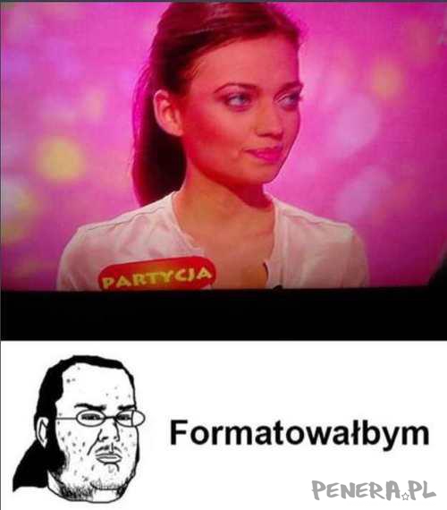 Formatowałbym