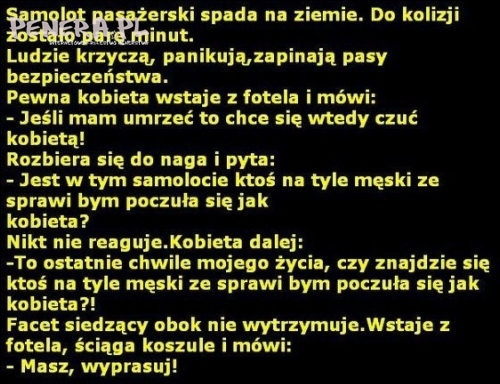 Kawał - Spadający samolot