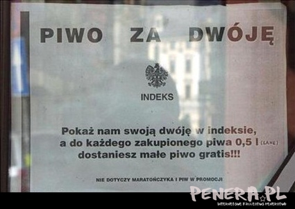 Piwo za dwóję