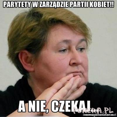 Parytet w zarządzie Partii Kobiet