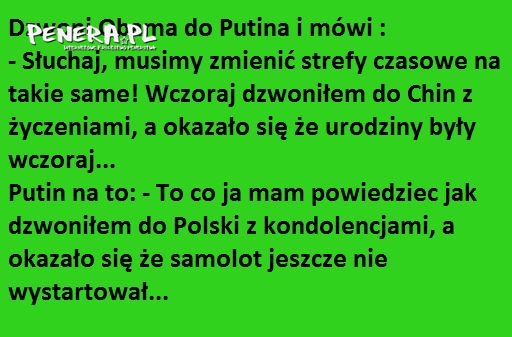 Kawał - Dzwoni Obama do Putina