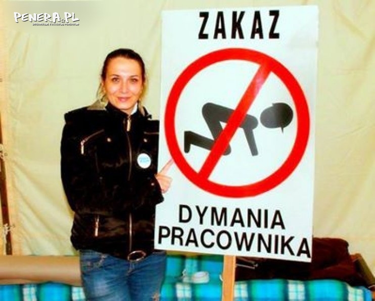 Zakaz dymania pracownika