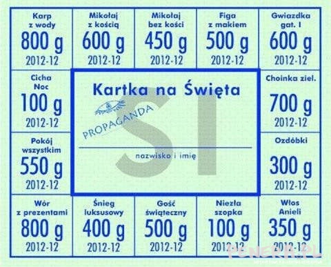 Kartka na Święta