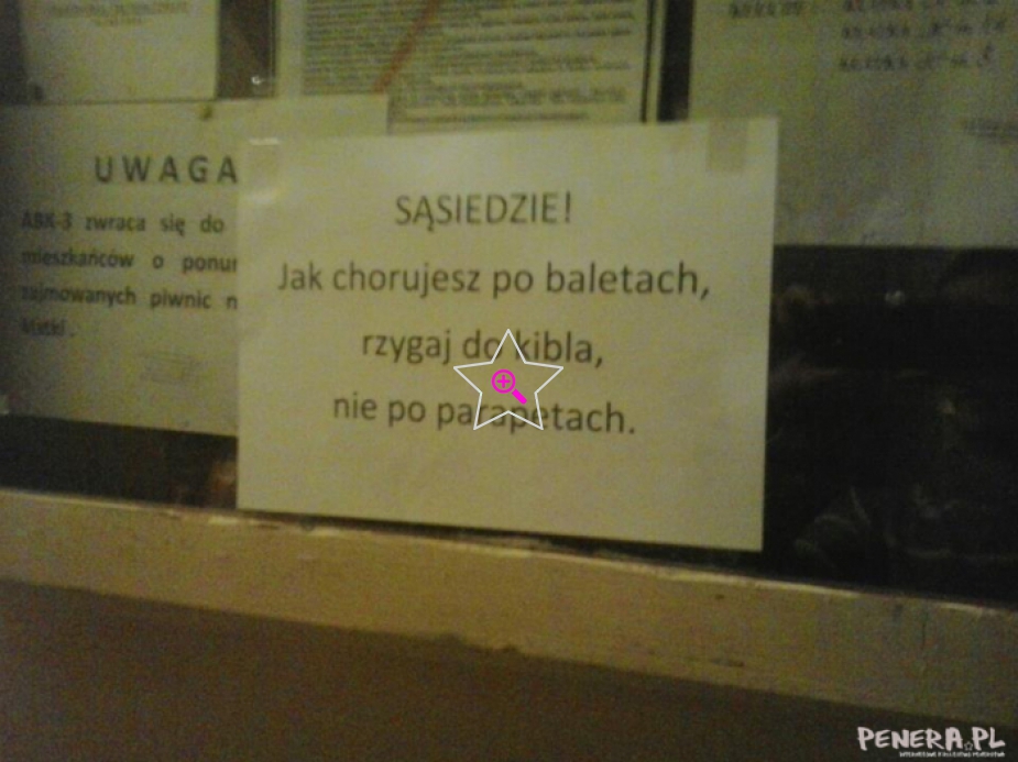 Sąsiedzie jeśli chorujesz po baletach