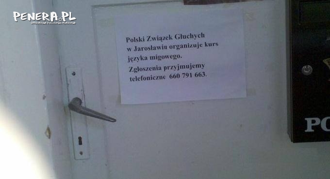 Kurs dla głuchych