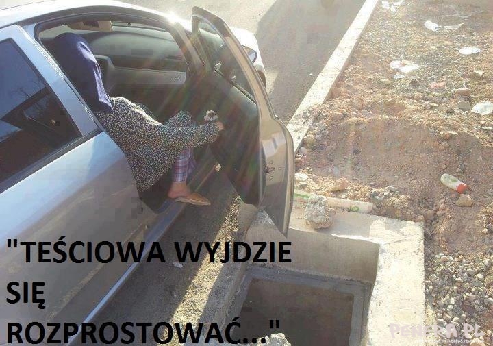 Teściowa wyjdzie się rozprostować