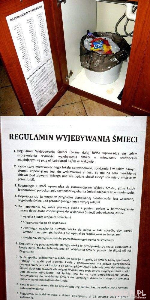 Regulamin wyj** śmieci