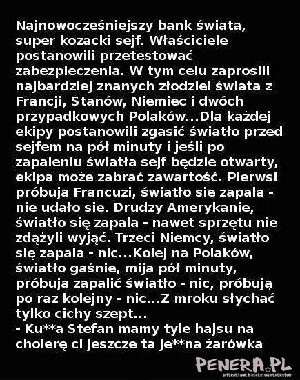 Kawał - O Polakach złodziejach