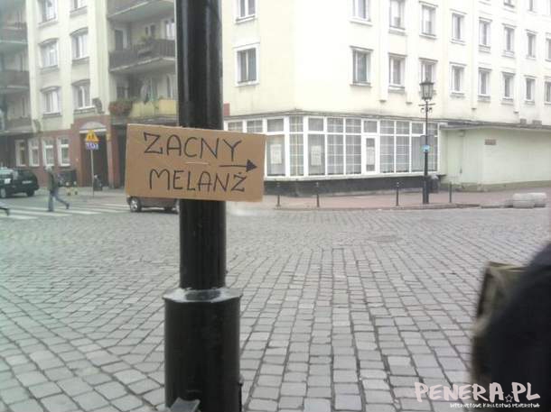 Zacny melanż - w tamtym kierunku