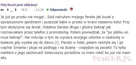 Jej facet jest obleśny