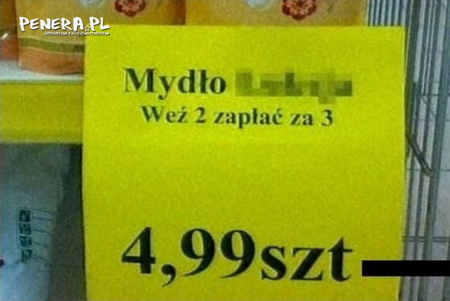 Mega promocja na mydło