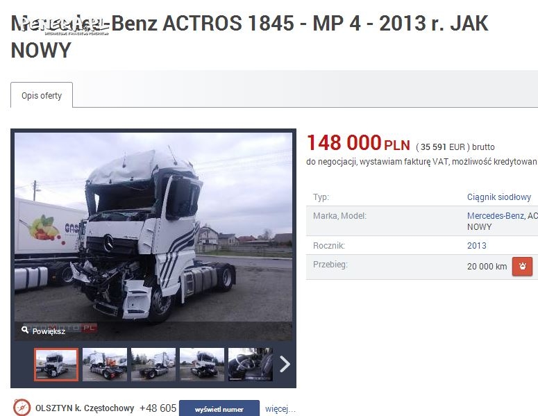 Mercedes Jak Nowy