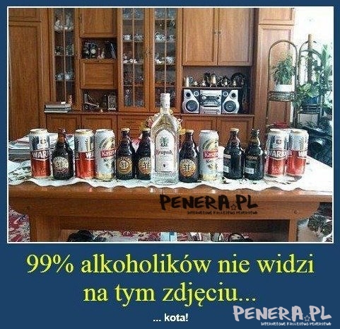 99% alkoholików nie widzi na tym zdjeciu