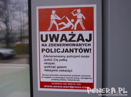 Uważaj na zdenerwowanych policjantów!