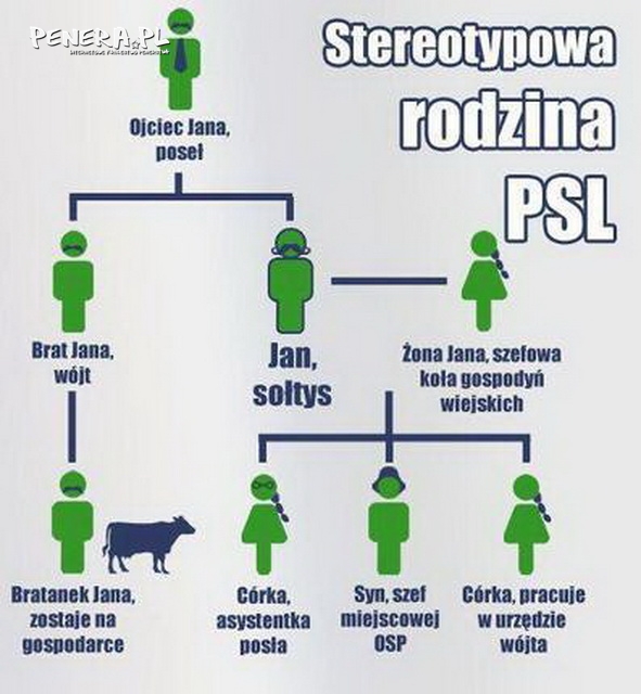 Stereotypowa rodzina PSL