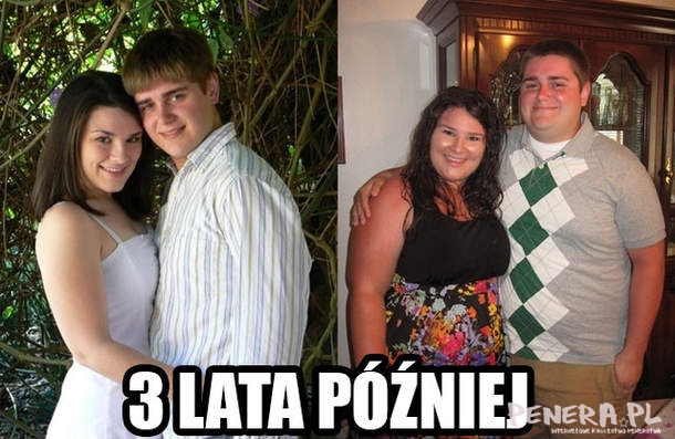 3 lata później - ładnie sobie przytyli