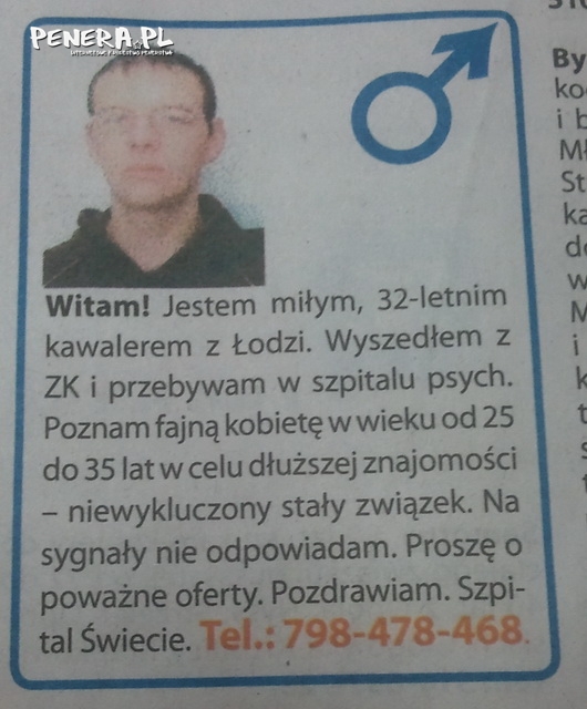 Kawaler do wzięcia