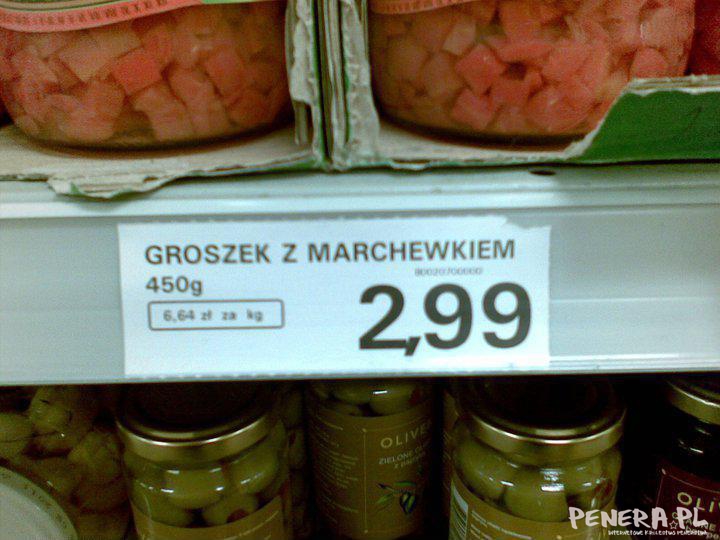 Groszek z marchewkiem