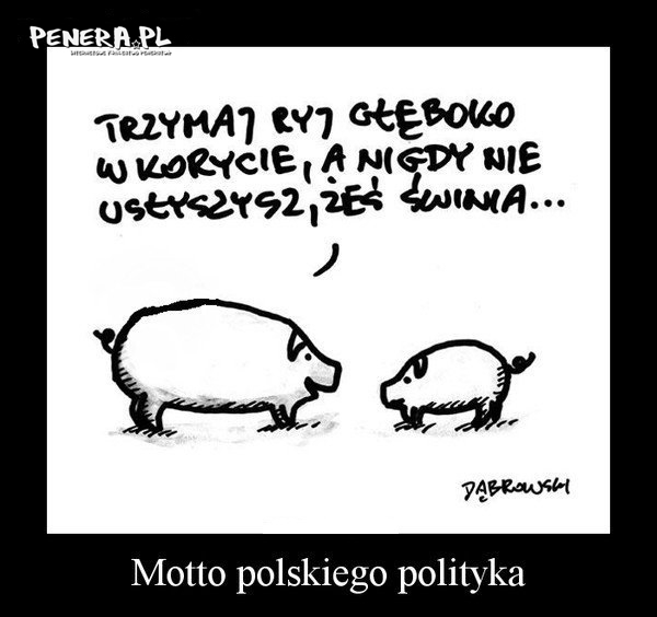 Motto polskiego polityka