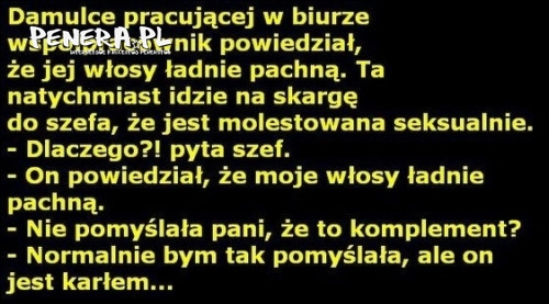 Kawał - Molestowanie w pracy