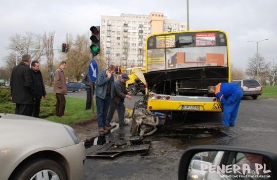 Silnik postanowił wypaść na tym przystanku