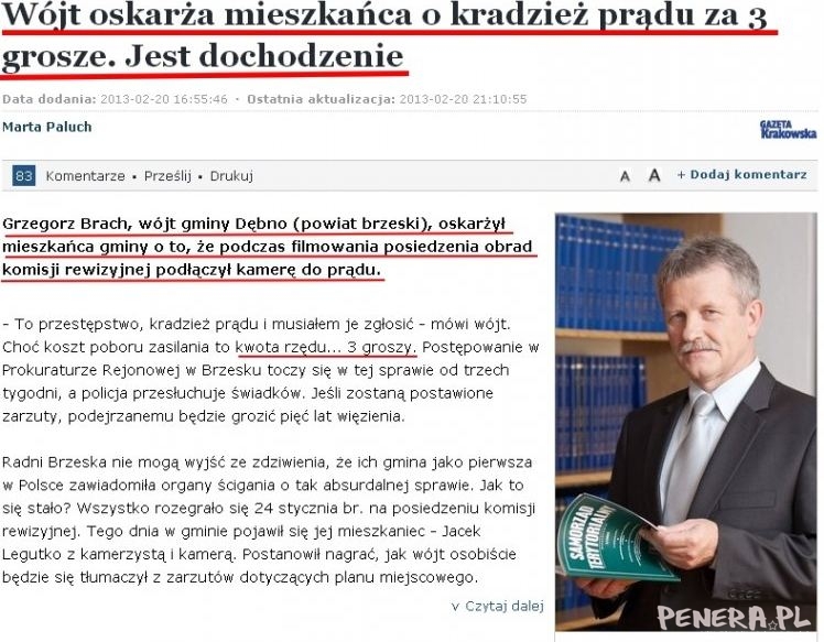 Kradzież prądu za 3 grosze