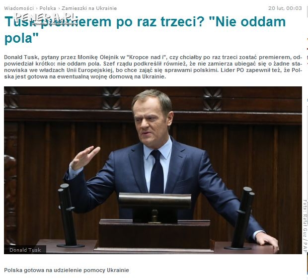 Tusk premierem po raz trzeci?