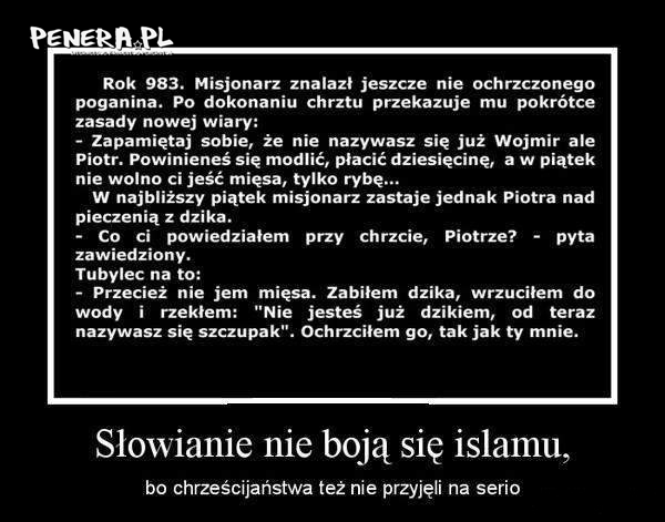 Słowianie są odporni na islam