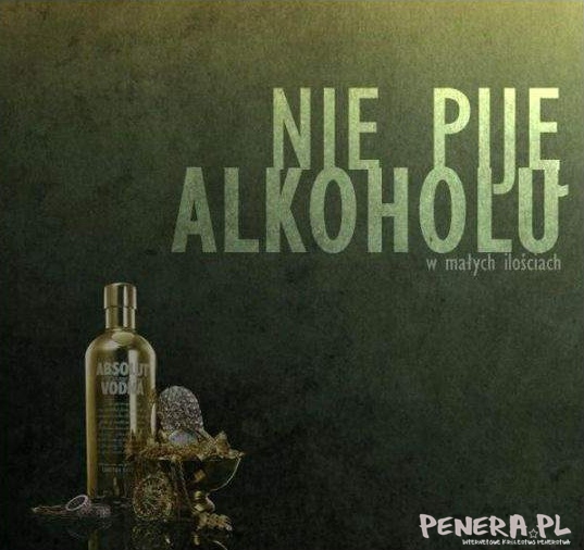 Nie piję alkoholu