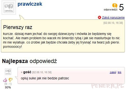 Prawiczek ma problem ze swoim pierwszym razem