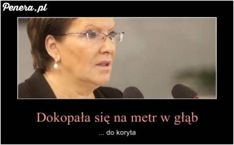 Dokopała się na metr w głąb