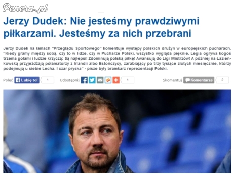 Dudek o polskich piłkarzach